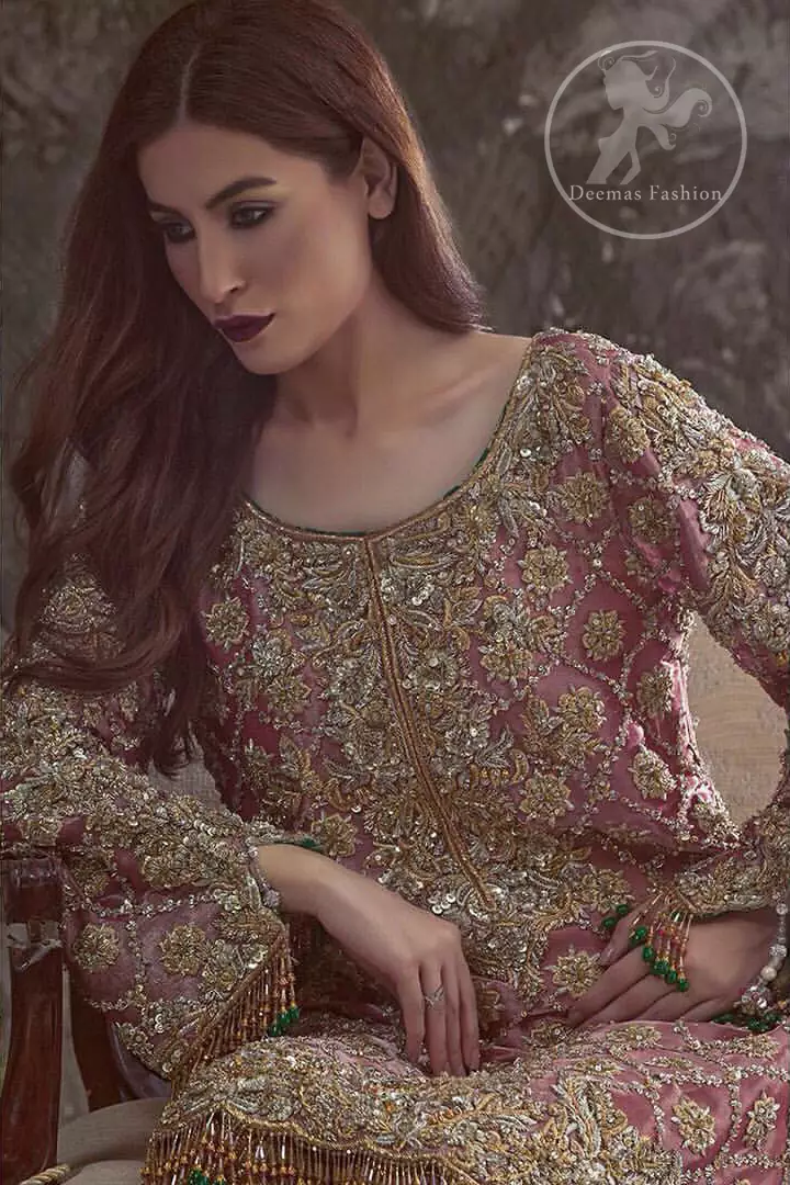 Copper Rose Shirt Vanilla Trousers