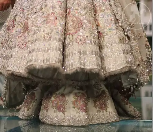 Almond Frock Embroidered Palazzo