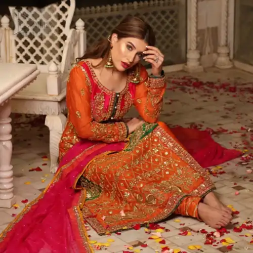 Get bold and beautiful with this uber-stylish ensemble that has flattering cuts, and a colour palette that is bewitching. This