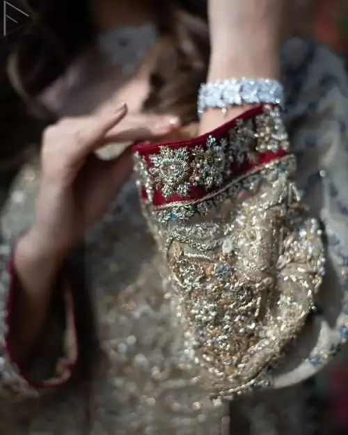 Light Gray Long Shirt Sharara – Dupatta