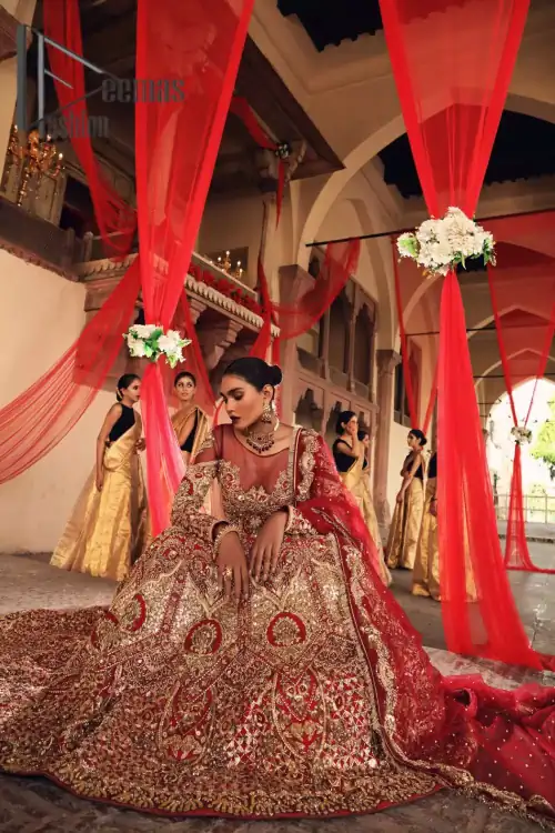 Celebrate the most romantic moments of your Big Day in the style of DeemasFashion. The red blouse represents the love
