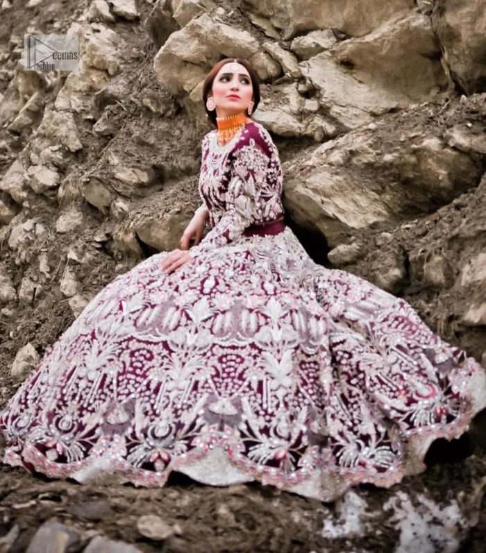 It is organized with a lehenga and dupatta having a flattering silhouette and comfortable design to ensure you feel confident and regal throughout the festivities.