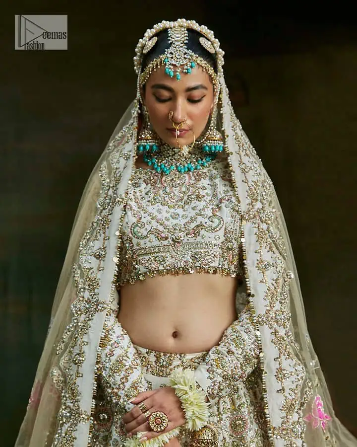 Make your Nikah a truly memorable occasion with our exquisitely tailored outfit, designed to enhance your natural beauty and captivate all in attendance.