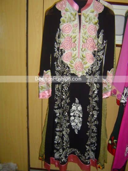 Pakistani-Fashion-Clothes-Black & White Casual-Clothes