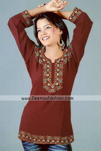 Pakistani-Ladies-Fashion-Dark-Brown