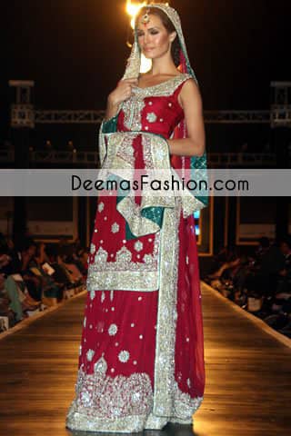 Deep Red Bridal Wear Lehnga Deep Red Bridal Wear Lehnga