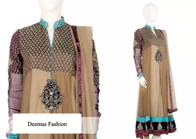 Multi Panel Anarkali Frock Churidar Dress