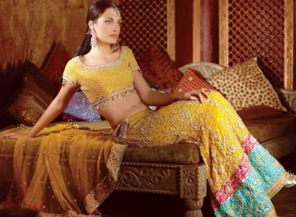 Yellow Indian Style Lehnga